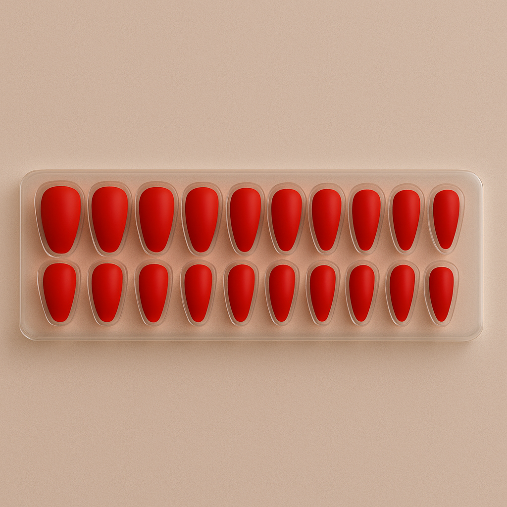 Matte Almond Press-On Nails
