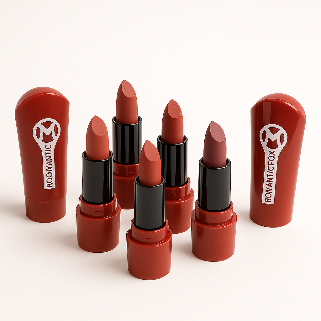 Matte Lipstick – Shades of Pink, Maroon & Red / Per Piece