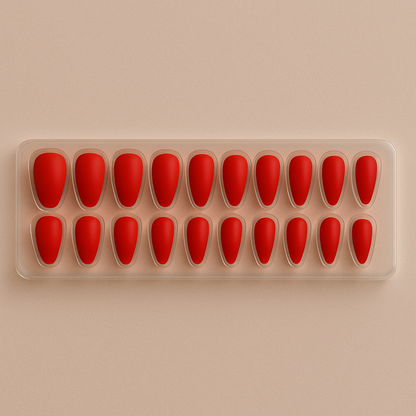 Matte Almond Press-On Nails