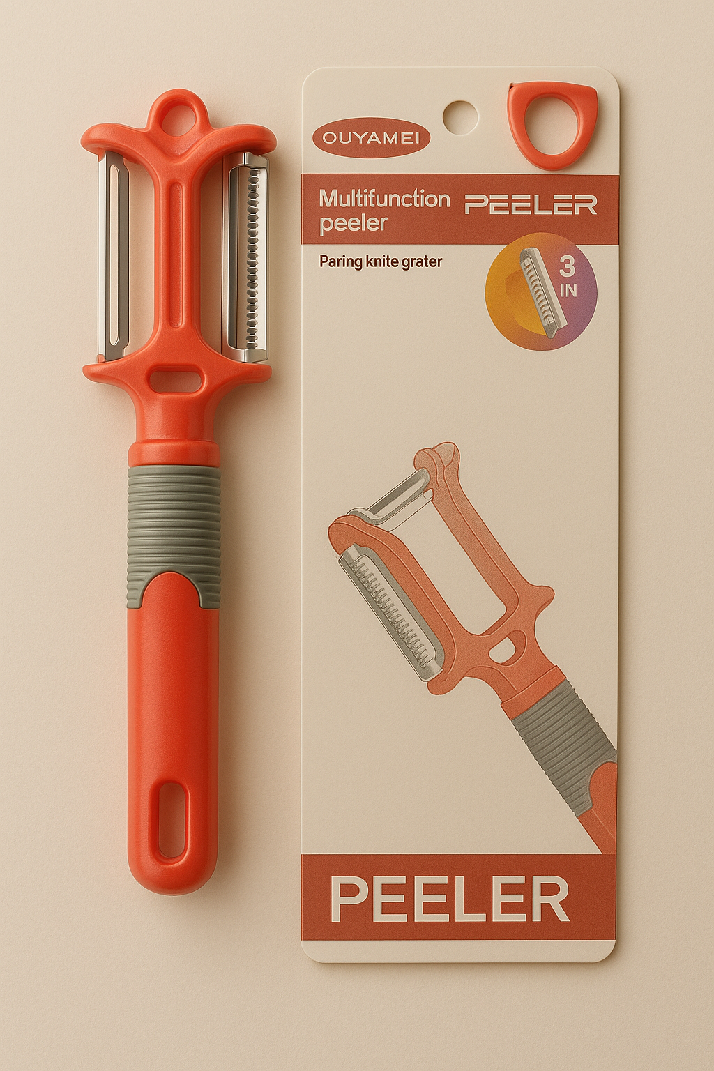 3-in-1 Multipurpose Vegetable Peeler