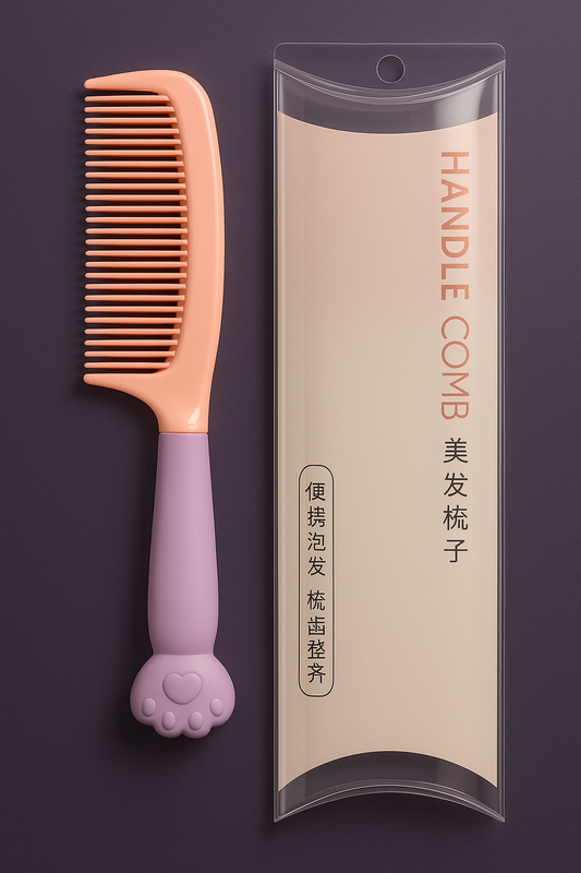 Cute Cat Paw Handle Comb – Made in Chin / Per Piece