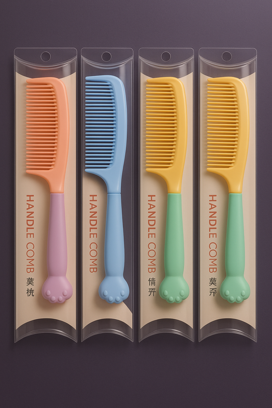 Cute Cat Paw Handle Comb – Made in Chin / Per Piece