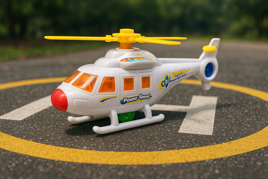 Pull-Back Action Helicopter Toy – Power-Speed Design for Kids