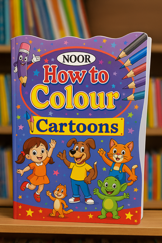 How to Colour Cartoons Book – Fun Learning for Kids