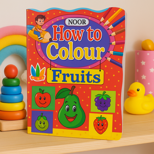 How to Colour Fruits Book – Fun Coloring for Kids