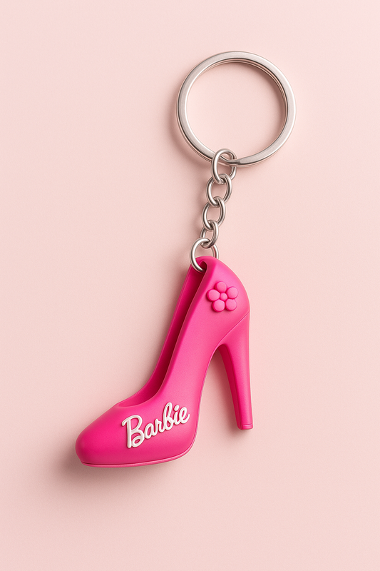 Barbie High Heel Keychain – Stylish Pink Charm for Girls
