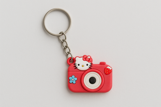 Pink Hello Kitty Camera Keychain – Adorable & Stylish Accessory