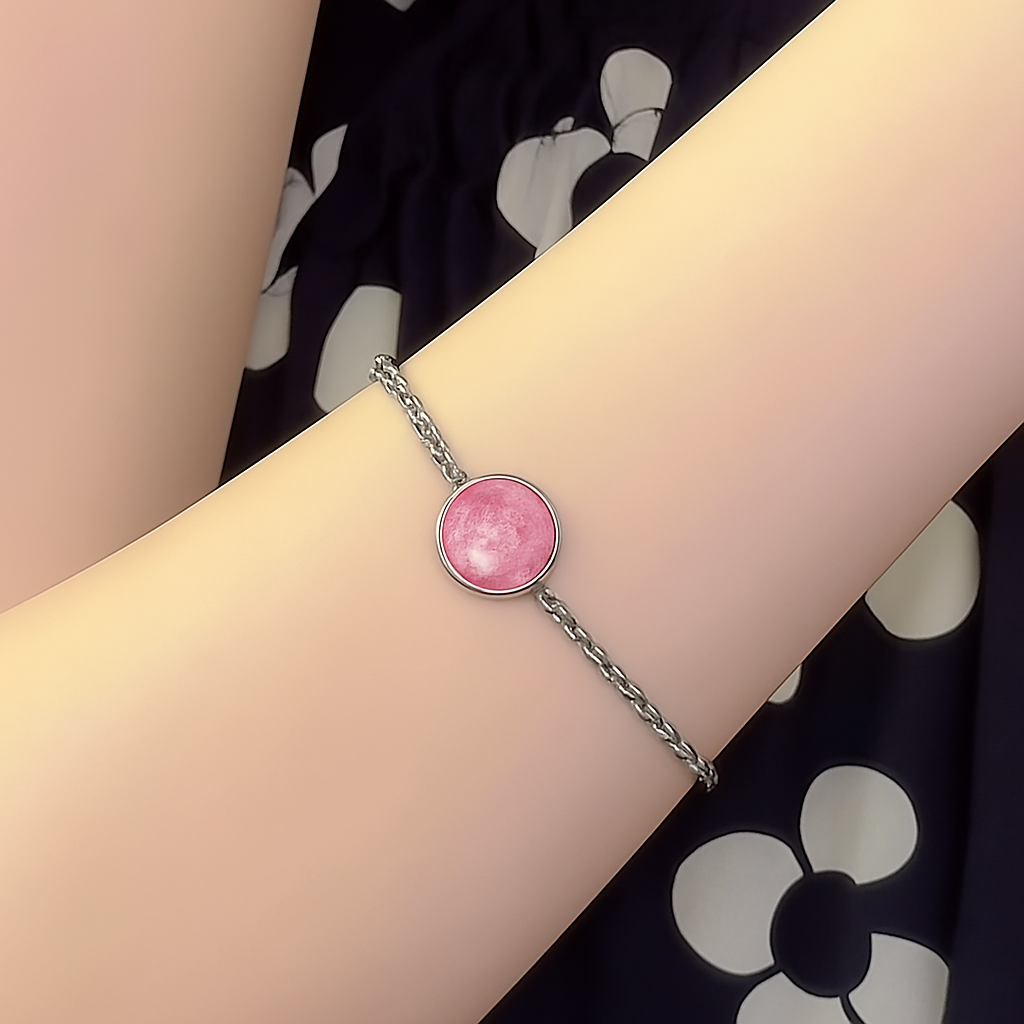 Dainty Gemstone Bezel Bracelet