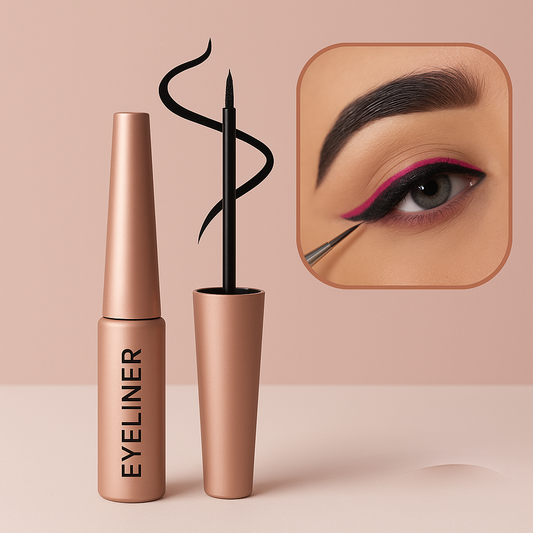 Waterproof Liquid Eyeliner – Long-Lasting, Smudge-Proof & Precision Tip
